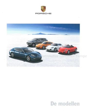 2010 PORSCHE PROGRAMMA BROCHURE NEDERLANDS, Nieuw, Porsche, Author