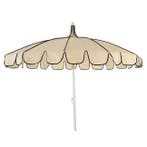 Parasol | Decoris | Ø 195 x 215 cm (Beige, Rond), Verzenden, Nieuw