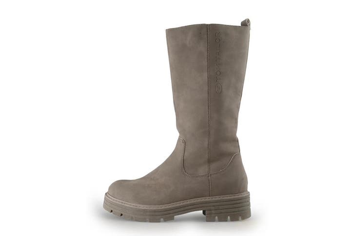 Tom Tailor Laarzen in maat 38 Beige, Kleding | Dames, Schoenen, Beige, Zo goed als nieuw, Hoge laarzen, Verzenden