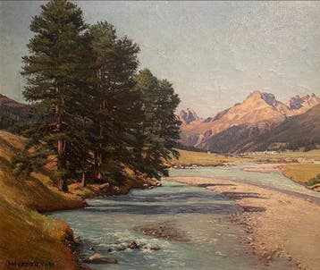 Jakob Herzog (1867-1959) - Valle fluvial