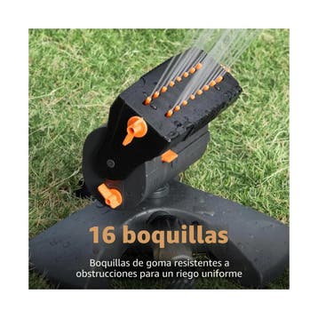 Diivoo Mini Turbo oscillerende gazonsproeier met 16 sproe..., Verzenden, Nieuw