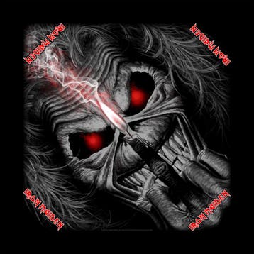 Iron Maiden - Eddie Candle Finger - Bandana off. merchandise, Ophalen of Verzenden, Nieuw, Kleding