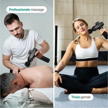 Pro Massage Gun 12 Accessoires - Apparaat - Sport en Relax M, Verzenden, Zo goed als nieuw