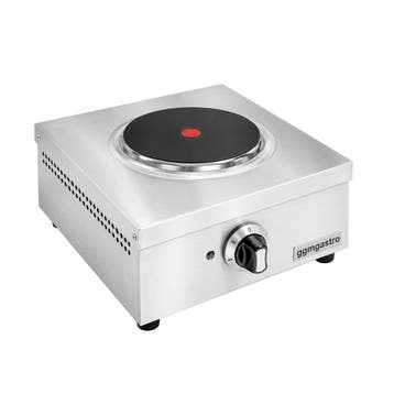 GGM Gastro | Elektrisch fornuis - 2,6 kW - 1 platen rond |, Verzenden, Nieuw, Inbouw