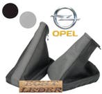 Echt Lederen Pook en Handremhoes OPEL Corsa C Zwart Grijs, Ophalen of Verzenden, Nieuw