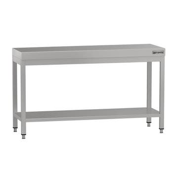 GGM Gastro | RVS werktafel ECO - 1500x700mm - met onderschap, Verzenden, Nieuw in verpakking, Meubilair