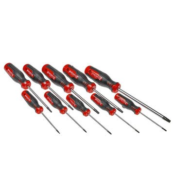 Set 10 Torx Schroevendraaiers van S2 gereedschapsstaal, met, Ophalen of Verzenden, Nieuw