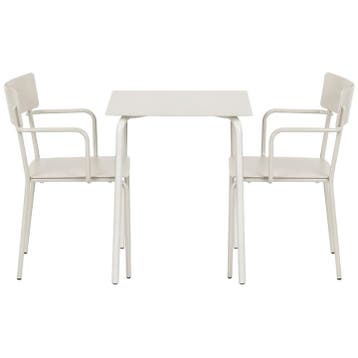 Serax August Tuinset: Eettafel S + Stoelen Met Armleuning S, Ophalen of Verzenden, Nieuw, Aluminium, Tuinset