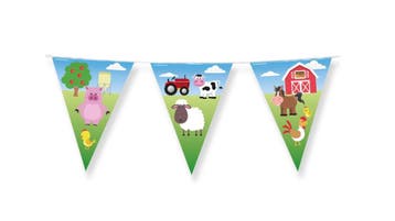 Vlaggenlijn Boerderij Dieren (10m), Ophalen of Verzenden, Nieuw