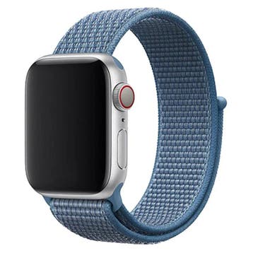 Apple Watch bandje Osvo - geweven - nylon - cape cod blauw, Verzenden, Nieuw
