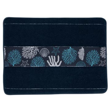 Badmat anti-slip Ibiza Navy 60x45cm, Ophalen of Verzenden, Nieuw