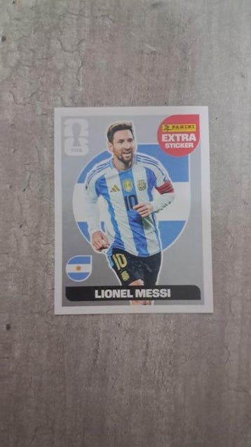 2026 Panini World Cup Lionel Messi Extra sticker - 1 Sticker, Nieuw
