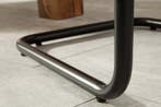 industrieele sledestoel MODENA vintage grijs met decoratieve, Ophalen of Verzenden, Nieuw