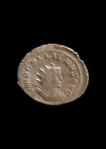 Oud-Romeins billon Antoninianus van Gallienus (Zonder