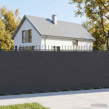 vidaXL Balkon Privacy Scherm 150 x 600 cm Stof met, Verzenden, Nieuw