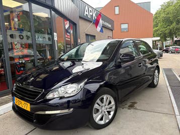 Peugeot 308 1.6THP 92/125 5-D 2014 Blauw, Auto's, Euro 5, Zwart, Blauw, Leder
