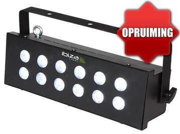 Ibiza Light STROBE12.3LED - MATRIXIELE 5/6-KANAAL DMX LED, Ophalen of Verzenden, Nieuw