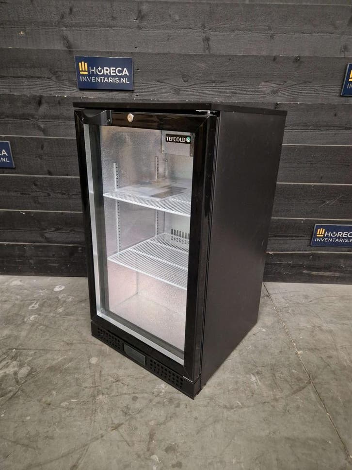 Koelkast  | glasdeur | Tefcold  | 1-deurs barkoeling |, Zakelijke goederen, Horeca | Keukenapparatuur, Nieuw in verpakking, Koelen en Vriezen