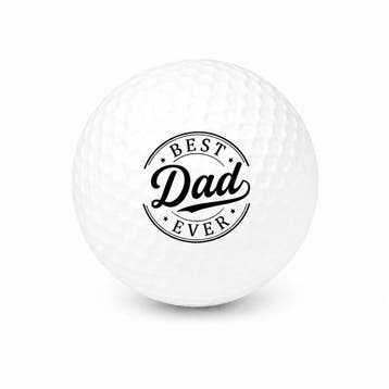 Best Dad Ever golfbal - Wilson Smart Core - 15, Ophalen of Verzenden, Nieuw