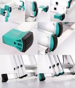 Trapladder Aluminium 9.30m | 150kg | Laatste Stuks!, Nieuw, Ophalen of Verzenden, Ladder, Opvouwbaar of Inschuifbaar