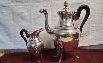 Christofle - Koffiepot (2) - Verzilverd
