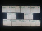 Duitse Rijk - 5 Pf Schiller volledige serie beeldpostkaarten, Gestempeld