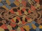 Aboriginale puntenschilderkunst – in klassieke Papunya-stijl, Antiek en Kunst, Kunst | Niet-Westerse kunst