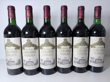 1988 Chateau Labegorce Margaux - Margaux - 6 Flessen (0.75, Nieuw