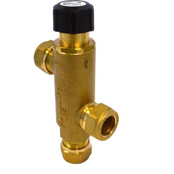 Duco mengventiel 15C 3x 15 mm knel, Doe-het-zelf en Verbouw, Verzenden, Nieuw
