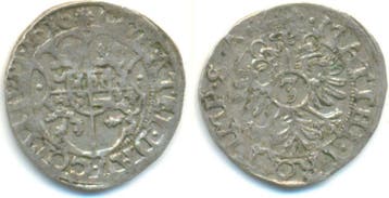 3 Kreuzer 1616 Salm Dhaun: Vormundschaftliche Regierung,..., Verzenden