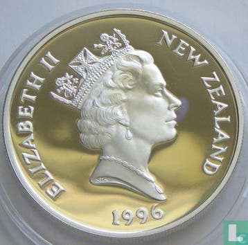Nieuw-Zeeland 5 dollars 1996 (PROOF) Sailing ship De Hee..., Verzenden, Losse munt, Goud