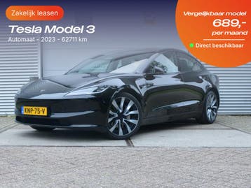 Tesla Model 3 | Zakelijk Leasen vanaf 158,- p/mnd, Nieuw, Financial lease, Lease, Model 3