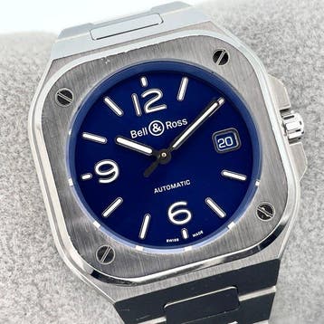 Bell & Ross - BR 05 - BR05A-BLU-ST - Heren - 2010-2020, Nieuw