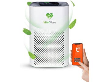VitalVibes Pro - Luchtreiniger - HEPA Filter - Wit, Verzenden, Nieuw