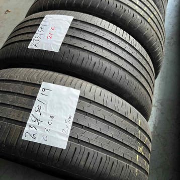 2 x Continental SportContact 6 235-50-19 Zomerbanden 5mm, 19 inch, Gebruikt, Ophalen of Verzenden, 235 mm