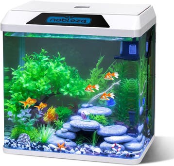 Aquarium Kit - 38.5x24x39 cm - 30L - Wit - Nobleza, Dieren en Toebehoren, Vissen | Aquaria en Toebehoren, Verzenden, Zo goed als nieuw