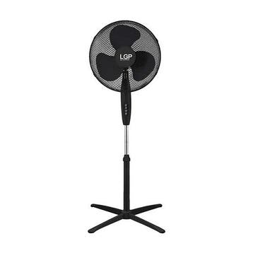 LGP ventilator staand zwart, Witgoed en Apparatuur, Ventilatoren, Verzenden, Nieuw, Statiefventilator