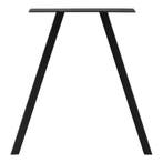 Stalen A tafelpoot set van 2 meubelpoot 70x12x72 cm zwart, Huis en Inrichting, Tafelonderdelen, Verzenden, Nieuw