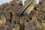 Japan Hout 250 antieke houten Hanko-stempels, unieke Japanse