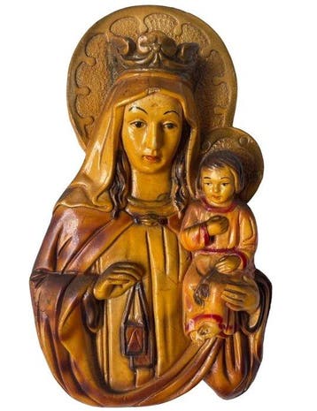 Religieuze afbeelding - Onze-Lieve-Vrouw van Carmen met Kind