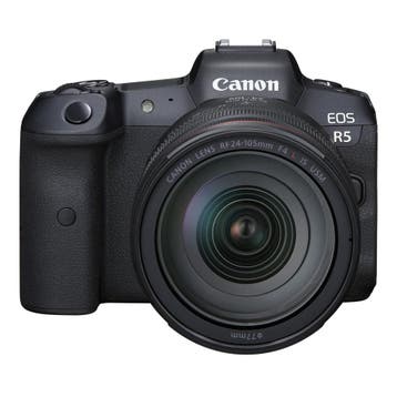 Canon EOS R5 + RF 24-105mm f/4.0L IS USM, Audio, Tv en Foto, Bandrecorders, Verzenden