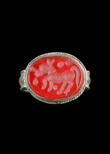 Islamitische Ottomaanse/Bedoeïenenstijl SIlver-Metal Ring