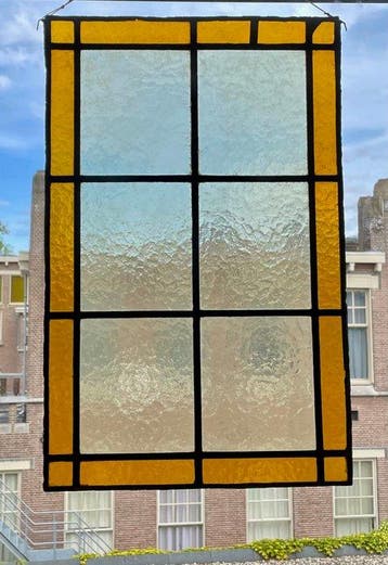 Glas-in-loodraam - 1950-1960