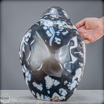 Zeldzame natuurlijke agat Orca Vrije vorm- 14545.26 g, Verzamelen