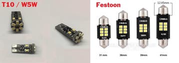 LED Interieur Verlichting T10 | Festoon 31 mm 36mm 39mm 41mm, Auto diversen, Ophalen of Verzenden