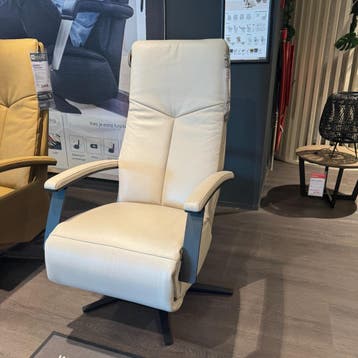 Sta-op relaxfauteuil Pantoli - Leder - IN.HOUSE, Huis en Inrichting, Fauteuils, Ophalen of Verzenden, Nieuw, Leer