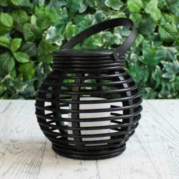 Solar lantaarn Basket - Voordeelset Small 3 stuks, Tuin en Terras, Kunststof, Verzenden, Minder dan 50 watt, Staande lamp