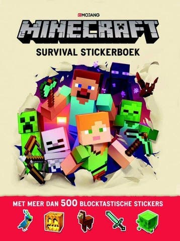 Minecraft Survival Stickerboek - Jelly, Verzenden, Gelezen