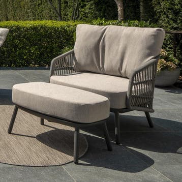 Alicante voetenbank antraciet Taste 4SO, Tuin en Terras, Tuinmeubel-accessoires, Ophalen of Verzenden, Nieuw