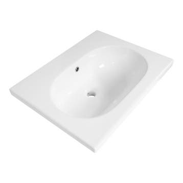Brauer Moon Wastafel - 60 cm - met 1 Spoelbak en 0, Ophalen of Verzenden, Nieuw
